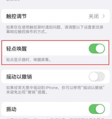 陆丰苹果售后服务分享iPhone轻点唤醒功能屏幕无反应